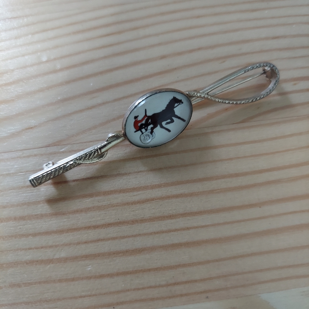 Jockey & Horse Brooch